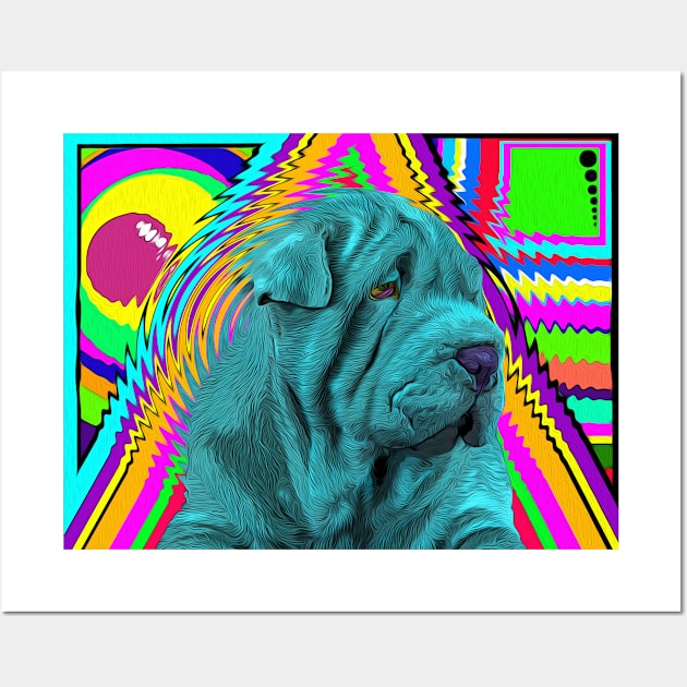 Shar Pei #3 Wall Art by SiSuSiSu